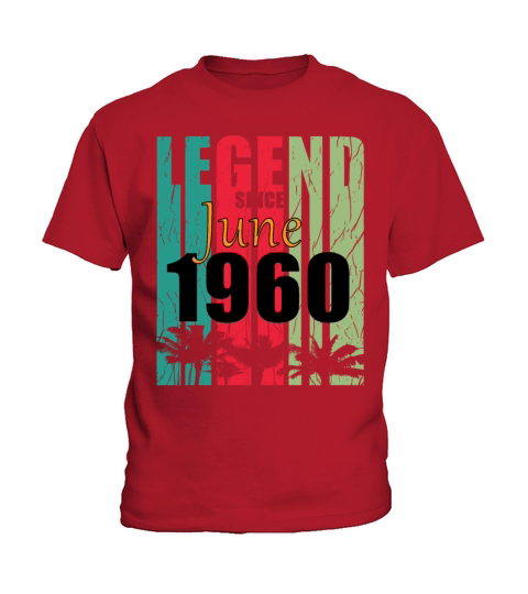 1960 vintage born in June gift Kids T-Shirt
