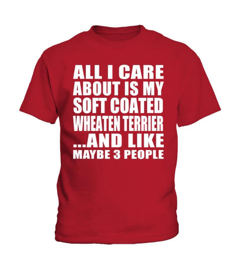 All I Care About Is My Soft Coated Wheaten Terrier And Like Maybe 3 People - Bella Flowy Tank Kids T-Shirt