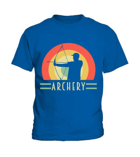 Archery Bow Hunting Vintage Longbow Kids T-Shirt