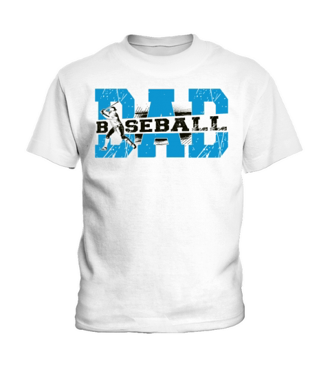 Baseball Fan Dad Father Vintage Kids T-Shirt