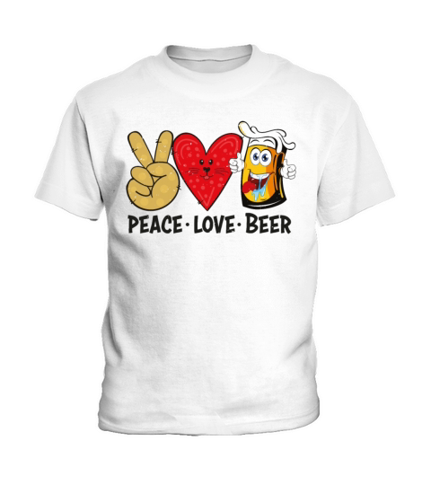 Beer Meme For Festival Concert Friede Liebe Bier Kids T-Shirt