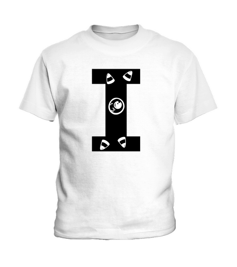 Halloween Alphabets Numbers Clipart I Kids T-Shirt