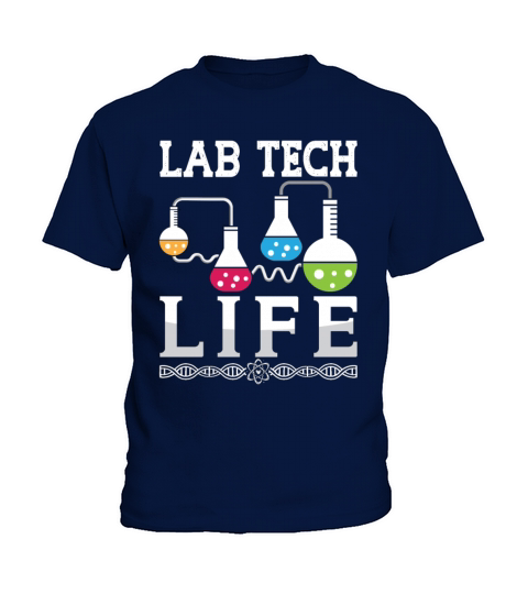 Lab Tech Life Chemist Doctor Laboratory Technician Kids T-Shirt
