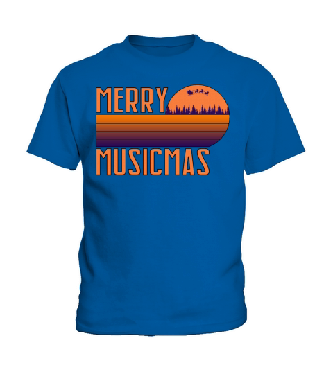 Merry Musicmas - Christmas Retro Kids T-Shirt