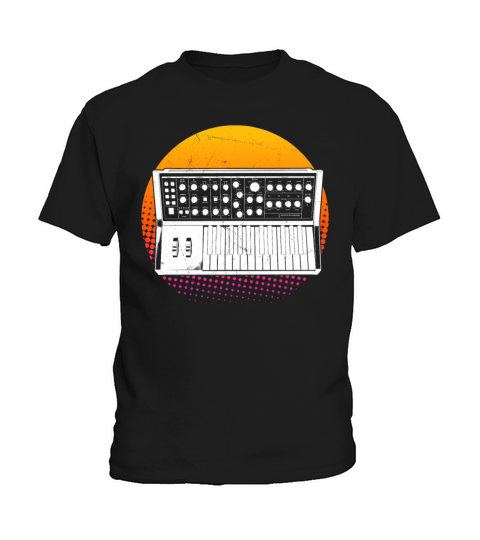 Modular Synthesizer Retro Music Producer Analog Kids T-Shirt