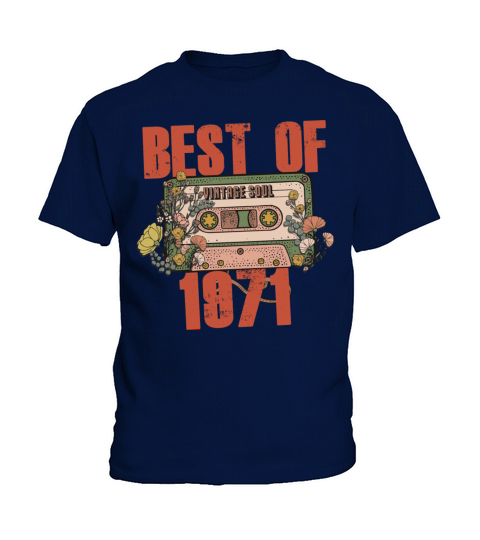 Never Forget Cassette best of 1971 Kids T-Shirt