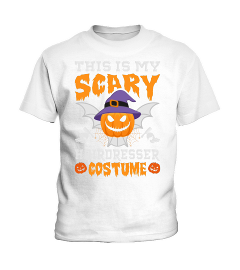 This Is My Scary Hairdresser Halloween Costume Kids T-Shirt