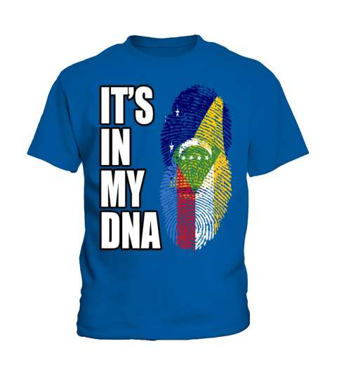 Tokelauan And Comoran Mix Heritage DNA Flag Kids T-Shirt