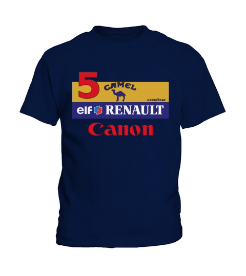 WILLIAMS RENAULT F1 CANON RACING NIGEL MANSELL Kids T-Shirt