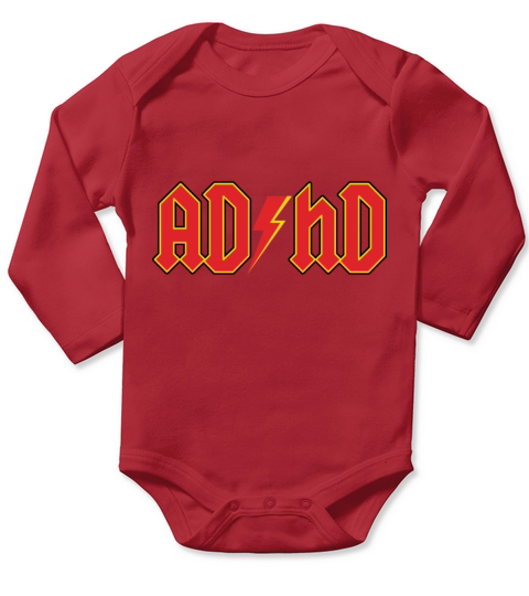 AD HD Long Sleeve Baby One-Piece