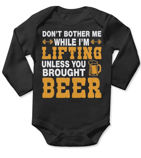 Amazing Tee For Lifting And Beer Lover Gift For Brother Long Sleeve Baby One-Piece