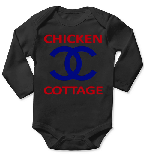 Chicken Cottage Long Sleeve Baby One-Piece