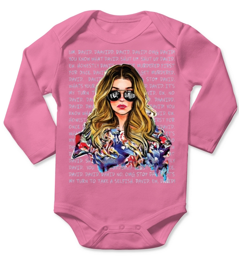 Ew David Long Sleeve Baby One-Piece