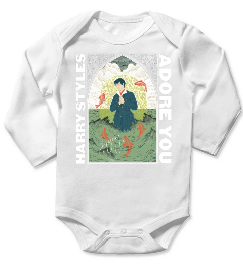 Harry Styles Adore You Poster shirt Long Sleeve Baby One-Piece