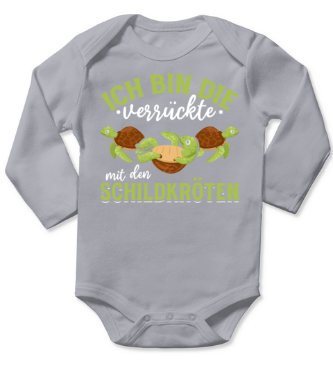 Im The Crazy One With The Turtles Turtle Lover Long Sleeve Baby One-Piece