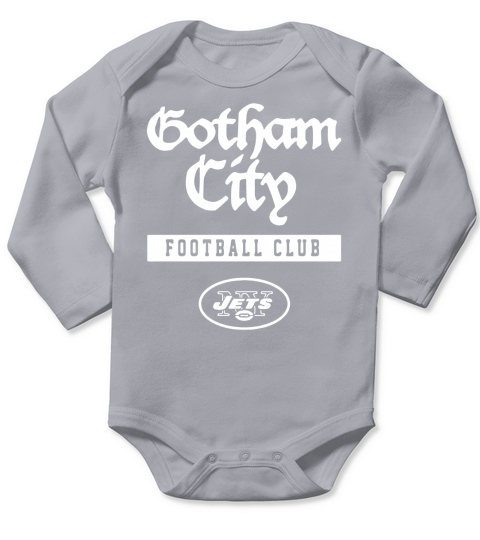 New York Jets Gotham City Football Club Long Sleeve Baby One-Piece