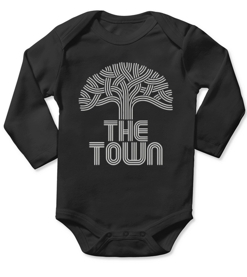 Oakland Shirt - The Town Oak Tree Design Long Sleeve Baby One-Piece