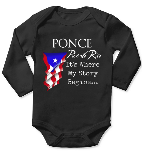 Ponce Puerto Rico Long Sleeve Baby One-Piece