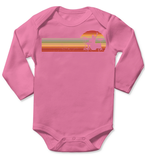 Retro Drum Player Drumming Musician Drummer Long Sleeve Baby One-Piece