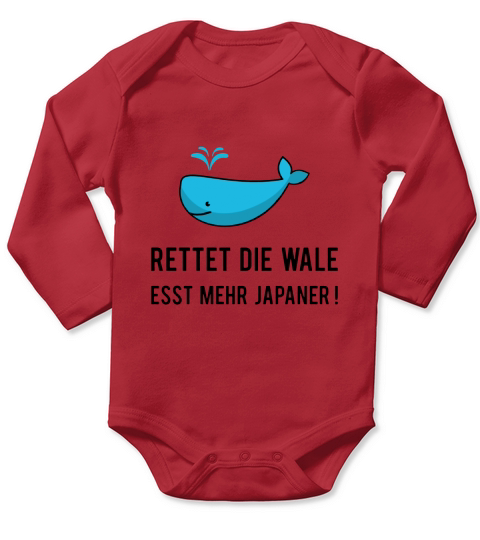 Rettet die Wale Gewitter Im Kopf Tourette Gisela Long Sleeve Baby One-Piece