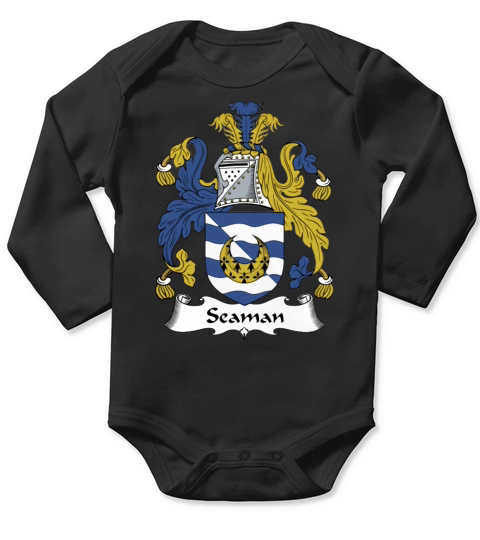 Seaman Family Crest British Family Crests - Coffee Mug (colored) Long Sleeve Baby One-Piece