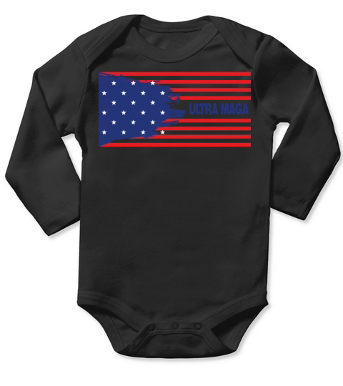 Ultra Maga Proud Ultra-Maga Long Sleeve Baby One-Piece