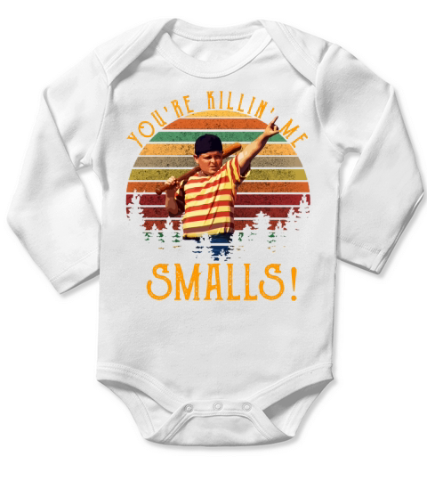 Vintage You are killing me smalls Long Sleeve Baby One-Piece