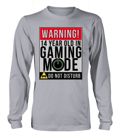 14th Birthday For Boys 14 Year Old Gamers Long sleeved Unisex