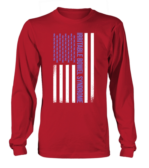 Irritable Bowel Syndrome Awareness USA American Long sleeved Unisex