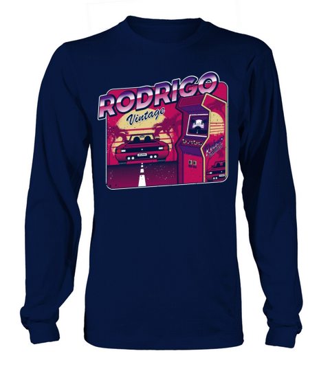 Rodrigo - Personalized Vintage Gamer 80s 90s Long sleeved Unisex