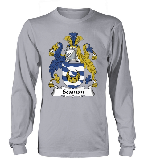 Seaman Family Crest British Family Crests - Coffee Mug (colored) Long sleeved Unisex