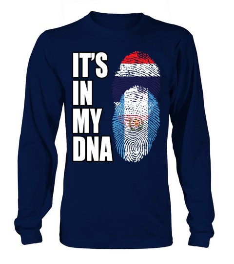 Thai And Guatemalan Vintage Heritage DNA Flag Long sleeved Unisex