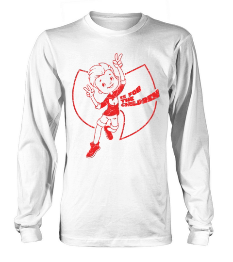 wutang is for the children v2 red Long sleeved Unisex