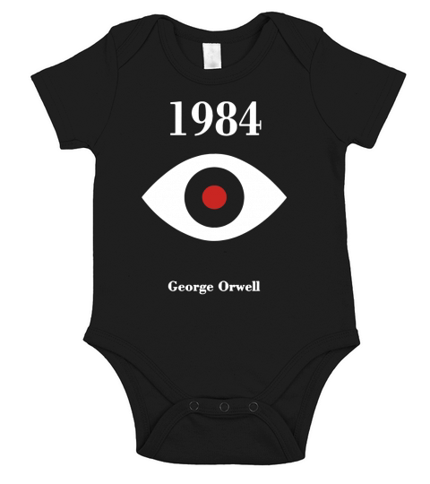1984 George Orwell T-Shirt Short Sleeve Baby One-Piece