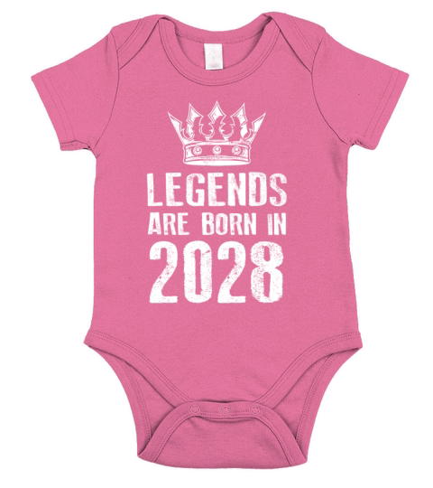 2028 legends born in Short Sleeve Baby One-Piece