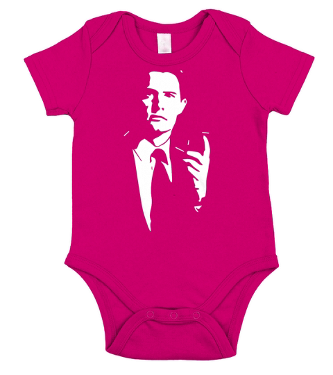 Agent Cooper Twin Peaks T-Shirt Short Sleeve Baby One-Piece