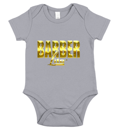 Barber Life Short Sleeve Baby One-Piece