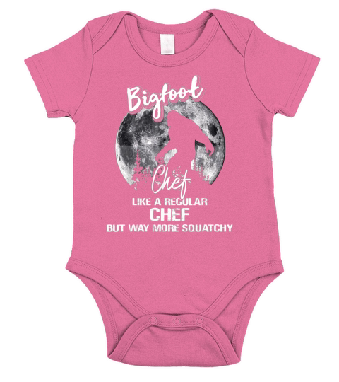 Bigfoot Chef like a regular chef but way more squatchy Short Sleeve Baby One-Piece