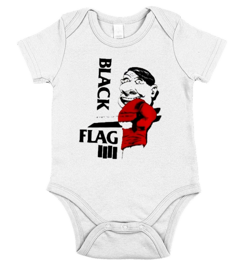 Black Flag My War Band Punk Harcore Short Sleeve Baby One-Piece