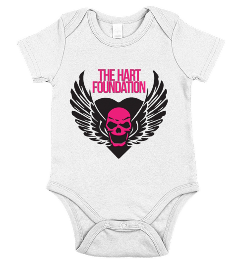 Bork Lazer The hart foundation Short Sleeve Baby One-Piece