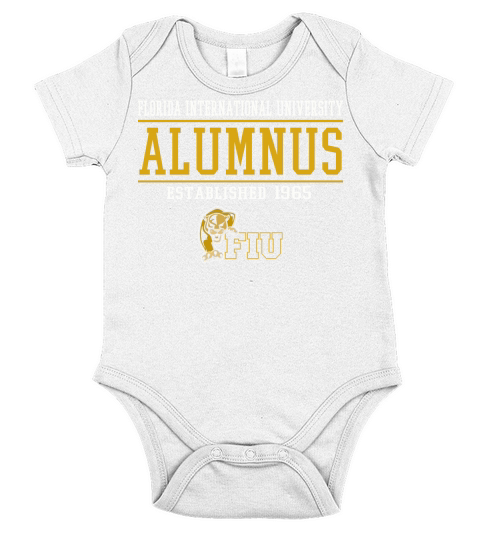 Florida International university Alumnus establised 1965 Short Sleeve Baby One-Piece