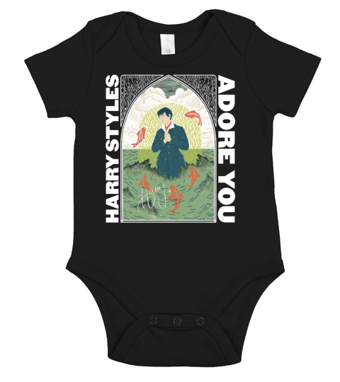 Harry Styles Adore You Poster shirt Short Sleeve Baby One-Piece