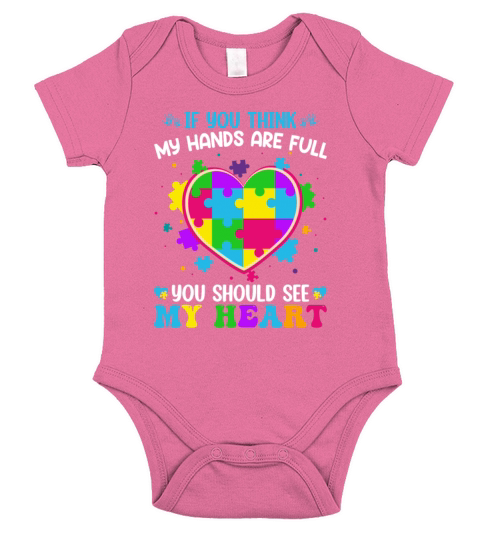 If You Think My Hands Are Full You Should See My Short Sleeve Baby One-Piece