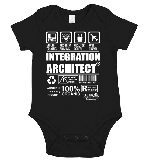 INTEGRATION ARCHITECT TSHIRT HOODIE Short Sleeve Baby One-Piece