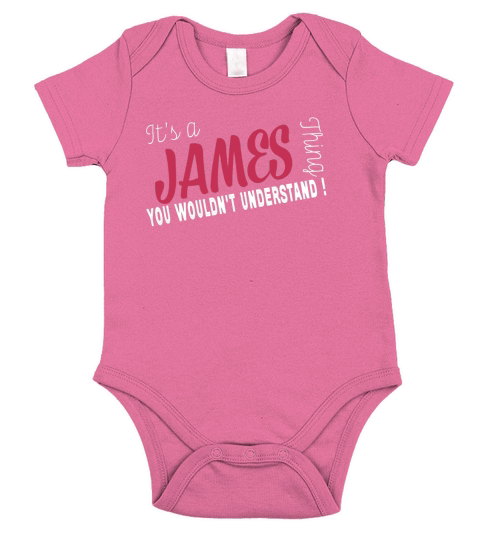 James Its James Thing - TeeForJames Short Sleeve Baby One-Piece
