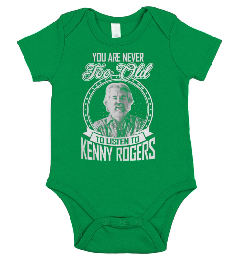 Kenny Rogers Short Sleeve Baby One-Piece