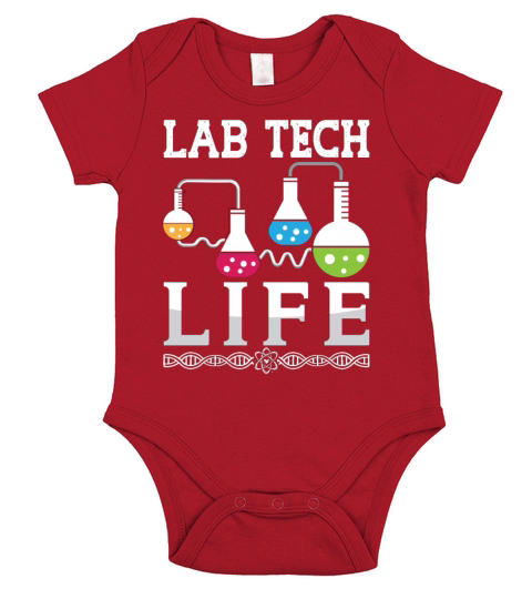 Lab Tech Life Chemist Doctor Laboratory Technician Short Sleeve Baby One-Piece