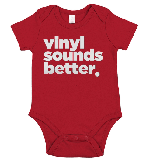 Le vinyle sonne mieux Short Sleeve Baby One-Piece