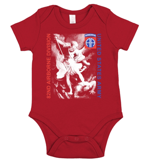 LIMITED EDITION 82ND AIRBORNE - SAINT MICHAEL - MENS PREMIUM T-SHIRT Short Sleeve Baby One-Piece