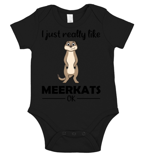 Meerkat Lovers Funny Quote Gift Short Sleeve Baby One-Piece